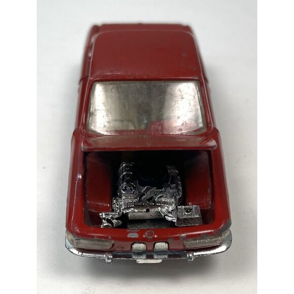 MEBETOYS 4" Red BMW-2000 Coupe Sport 1:43 Diecast Car A-17 Made in Italy *Flaws* - Picture 6 of 10